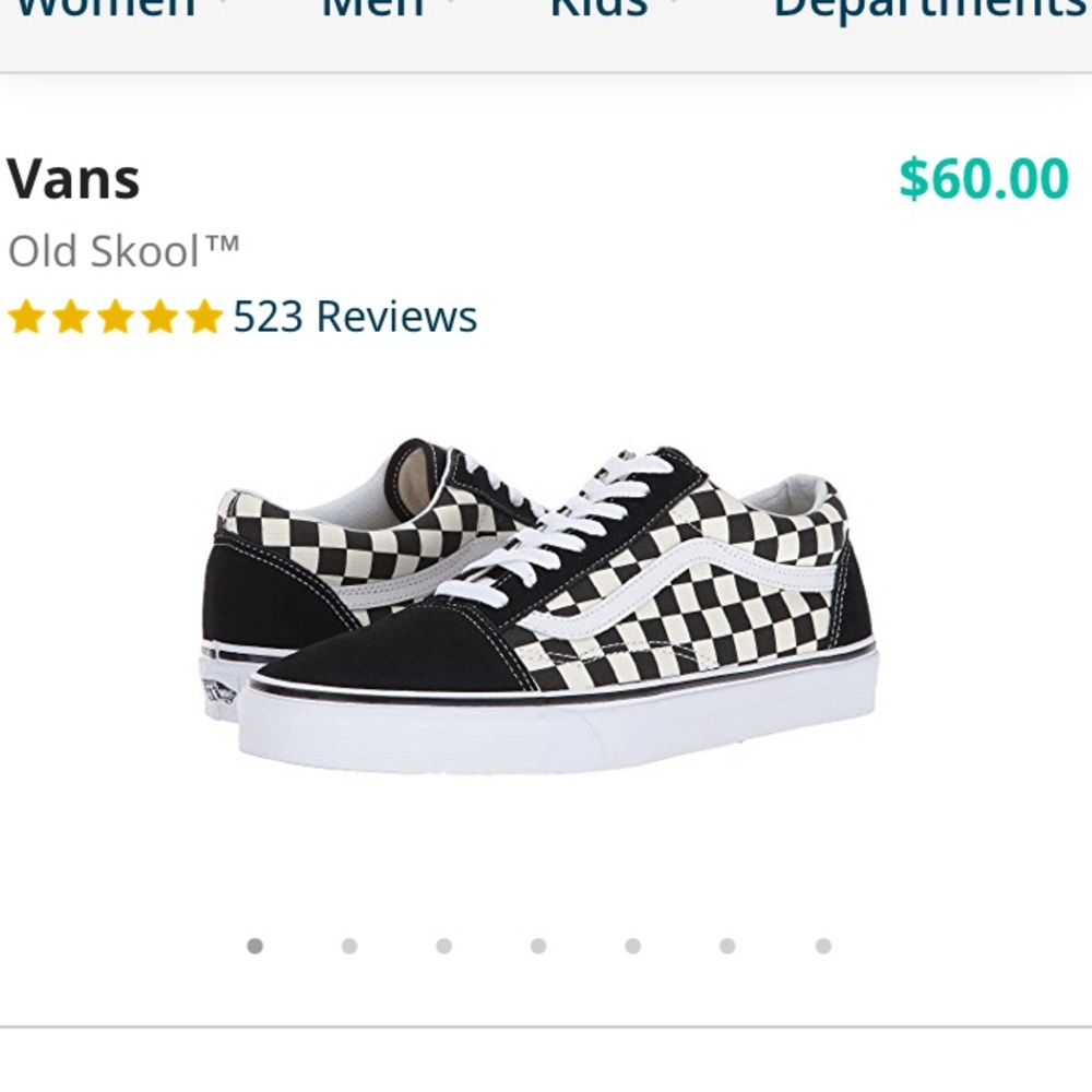 SOLD Vans Checkered Old Skool